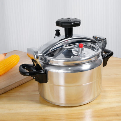 3-liter pressure cooker Aluminum alloy material with safety valve Anti scald handle for safe cooking Kitchen cookware accessory.