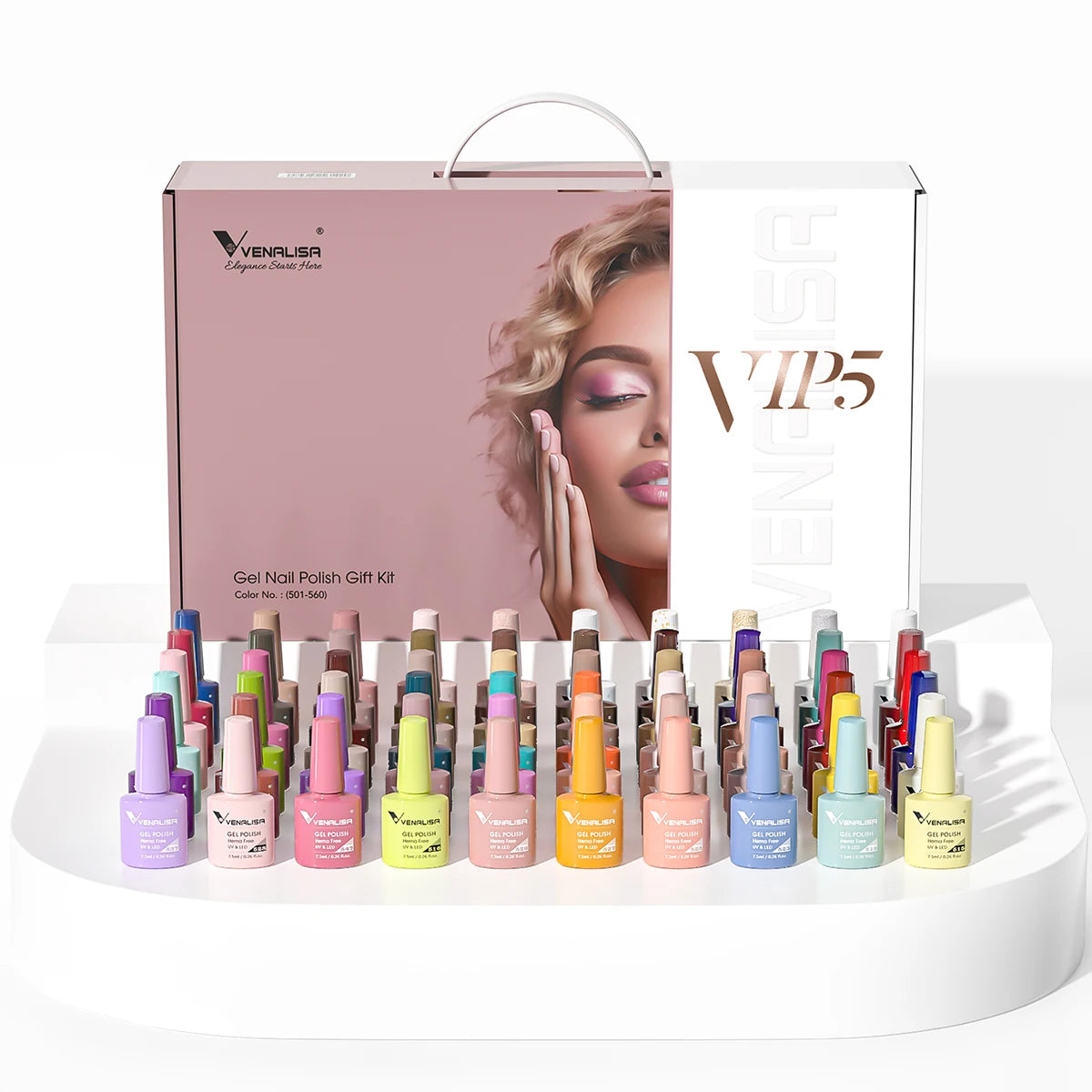 VENALISA VIP4 Kit Nail Gel Polish TPO FREE Full Coverage 36/60 Color Gel Pigment Professional Nail Art Long-lasting Gel Varnish.