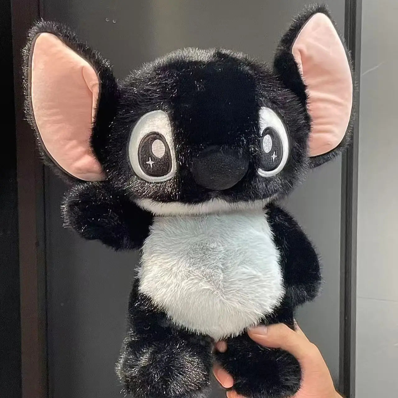 70cm New Black Doll Cartoon Cute Stitch Male And Female Plush Children'S Originality Birthday Gift Plush Toy Bedding Ornament.