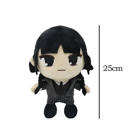 25cm Wednesday Plush Toys Kawaii Tv Series 2023 Cute Soft Stuffed Cartoon Dolls For Kid Birthday Birthday Gift