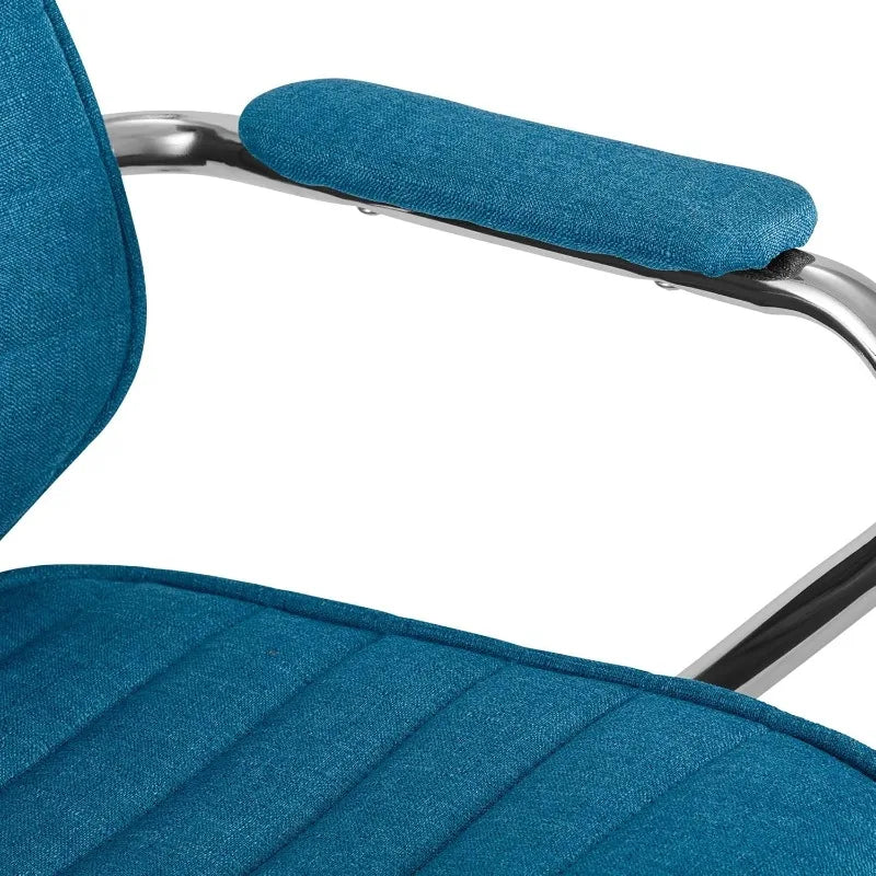 CLP Bürostuhl ergonomisch Rako, Schreibtischstuhl höhenverstellbar drehbar Stoffbezug, Backrest mit Kopfstütze