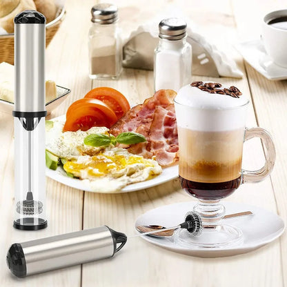 Electric Milk Frother Portable Handheld Mini Coffee Foamer Maker Kitchen Blender Egg Beater Cappuccino Cream Mix Whisk Tools.