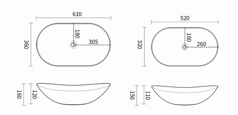 Nordic Keramik Gefäß Waschbecken Eitelkeit Schüssel Oval Badezimmer Tisch Waschbecken Toilette Balkon Kunst Becken Über Theke Sockel Waschbecken