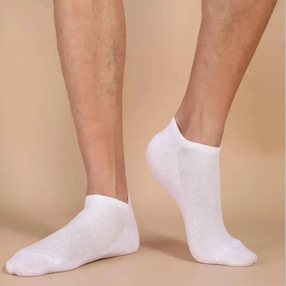 5/10 /20/30 Pairs Unisex Casual Plain Color Boat Socks Thin Breathable Comfy Anti Odor Sweat-absorbing Ankle Socks For Men Women.