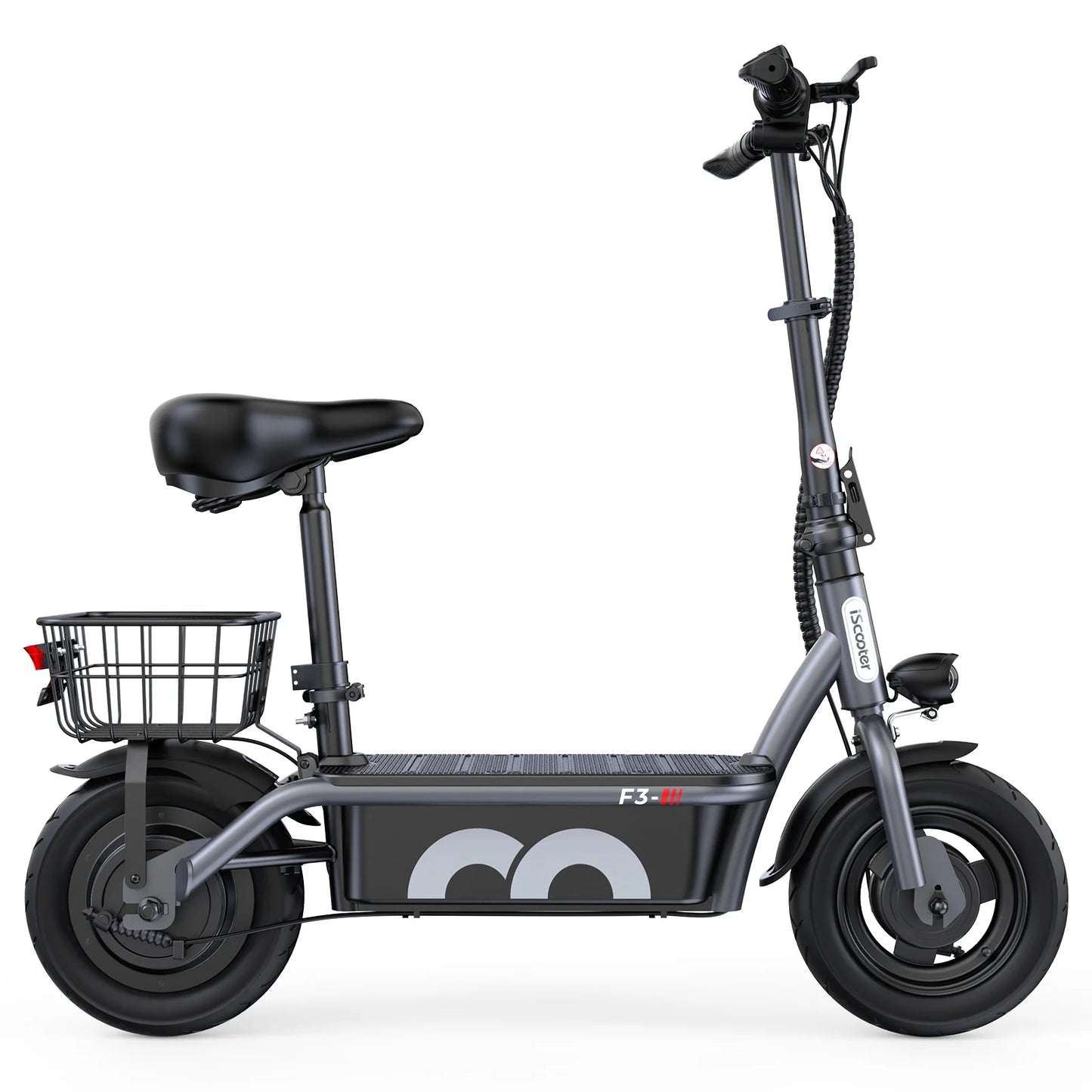ISCOOTER F3 Adult Electric Scooter 1000W motor E-Scooter 48V13AH 10" Inflatable road Tires Foldable EScooter.