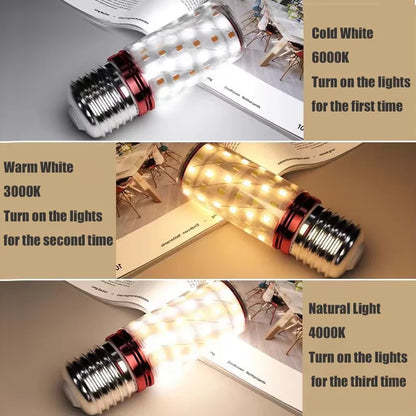 10PCS Corn Bulb Tube AC85-265V E27 E14 Screw 3/6/9/12/15W Easy To Assemble And Disassemble Suitable For Room Lighting.