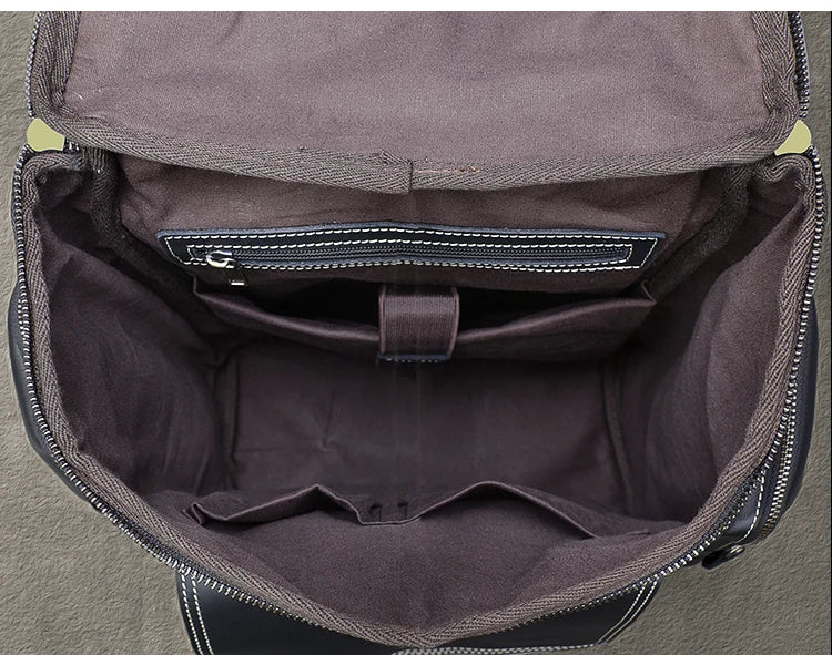 Vintage Crazy Horse Echtes Leder Rucksack Männer Leder Bagpack Klettern Rucksack männlichen Große Wandern Rucksack M814