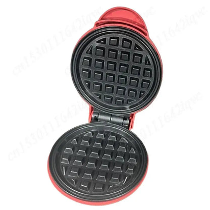Sandwich Cake Baking Tray Mini Waffle Maker Nonstick Household Breakfast Electric Baking Pan Eggette Mini Waffle Biscuit Machine.