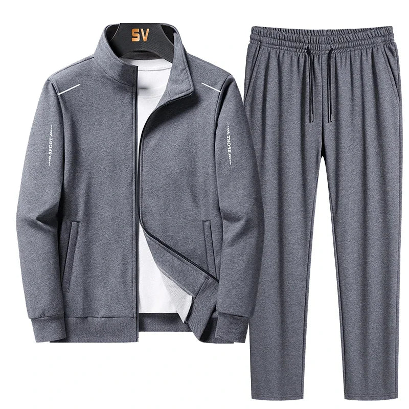 Men's Tracksuit Suit New Arrive Tracksuit Mens Casual Solid Solor Sweatpant Set Unisex Jogging Suit MEN Plus Size 6XL 7XL 8XL.