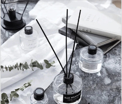 50ml Aromatherapy Bottle Thickened Glass Bottle Perfume Bottle Essential Oil Bottle Home Round Refillable Bottles With Cap.