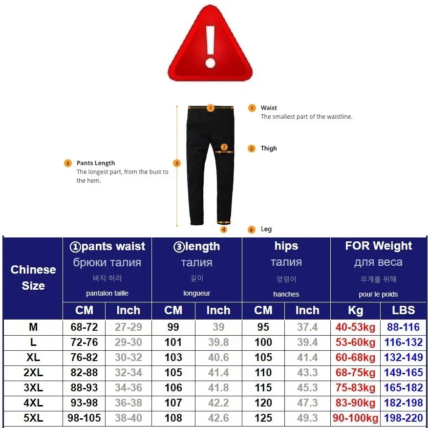 Men's Winter Pants Duck Down Padded Pants Thick Warm Black Loose Jogger Windproof High Waist Elastic Thermal Down Trouser Male.