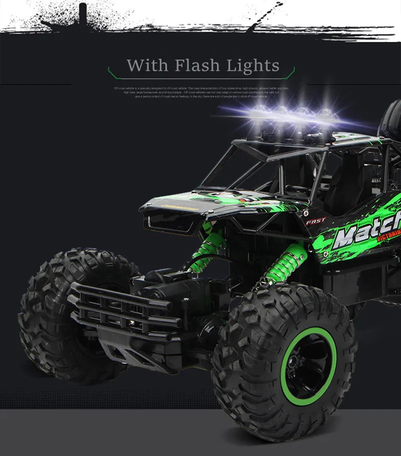 4WD RC Car 1:12 / 1:16 Off-Road All Terrains Remote Control Cars Radio Control Buggy Truck Racing Drift with Led Light Toys Gift.