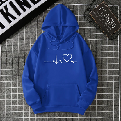 2025, Winter, neuer Damen-Kapuzenpullover, High Street, Unisex-Stil, Doppeltaschen, Sweatshirts, Oberbekleidung, Übergröße, Damenbekleidung CYXX247.