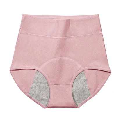 Women's Menstrual Panties Physiological Pants Period Anti-side Leakage Cotton Crotch Breathable High-waisted Belly Underwear.