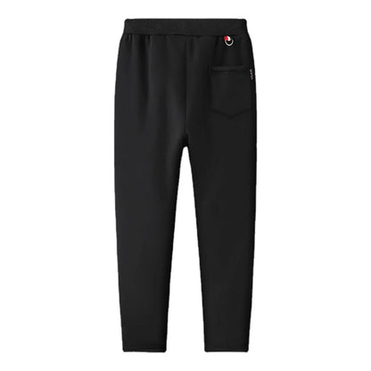 Winter Lambswool Warm Pants Men's Thick Fleece Thermal Trousers Men Fitness Jogging Drawstring Pants Male Sweatpants.
