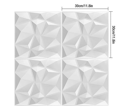 30x30cm wall renovation 3D Stereo Wall Panel Diamond Not self-adhesive tile 3D wall sticker living room Bathroom 3d wall paper