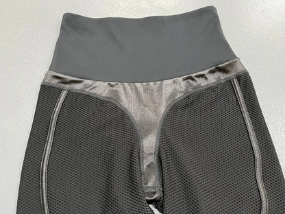 Women's Pants Gym Leggings Ultra-thin Mesh Design Yoga Sport Tights Outdoor Jogging Fitness High Waist Sweatpants.