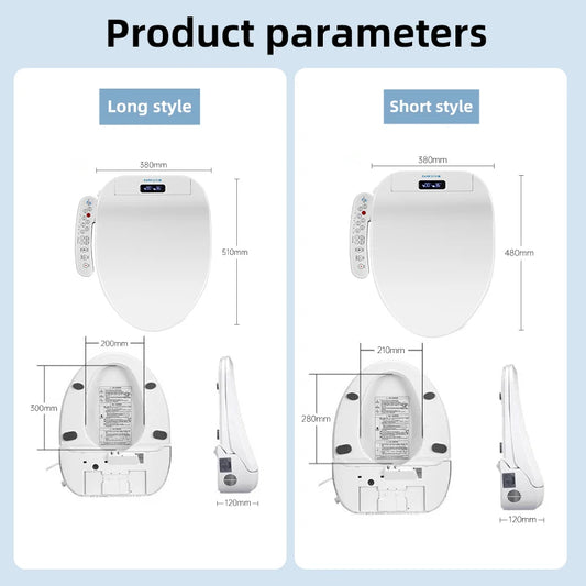 Intelligenter Toilettensitzbezug – wasser- und energiesparend, sofortige Erwärmung, selbstreinigend, LED-Nachtlicht, effizienter, hygienischer Badezimmerdeckel