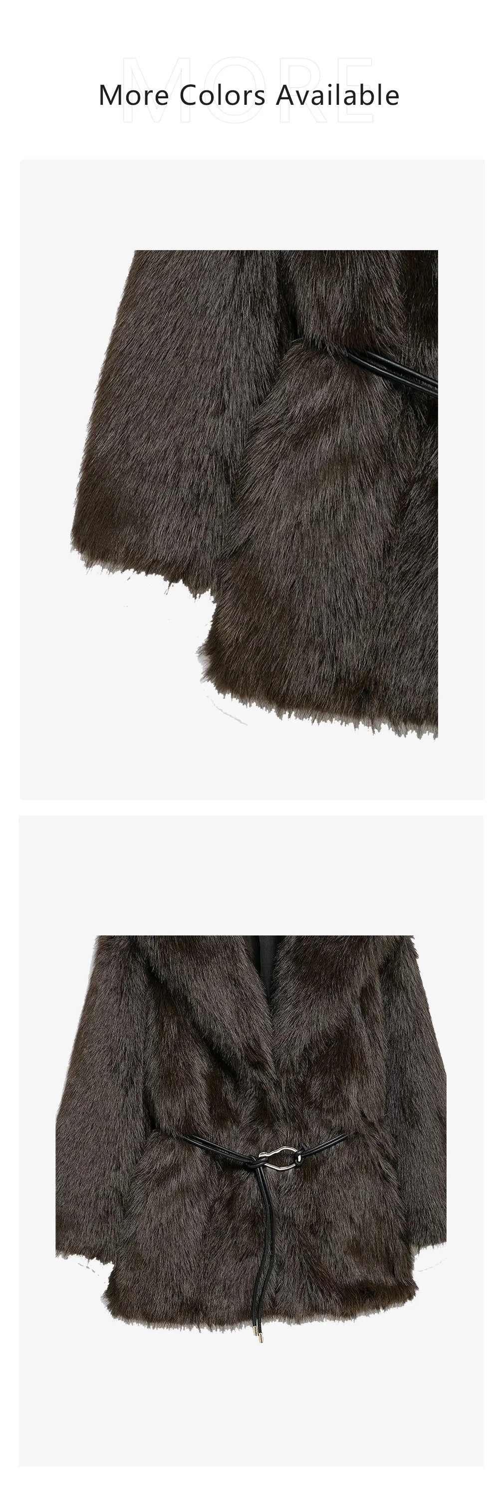 Frauen Gürtel Dekoration Kragen Einfarbig Medium Lange Mantel Herbst/Winter Neue Lange Hülse Lose Mantel