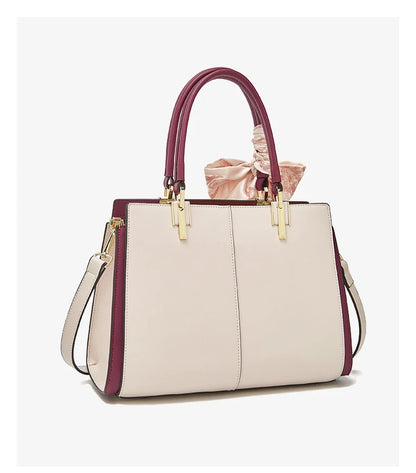 FOXER Split Leather 2025 Autumn Winter New Large Tote Handbag Women's Shoulder Bag Chinese Classic Embroidery Best Gift for Mom.