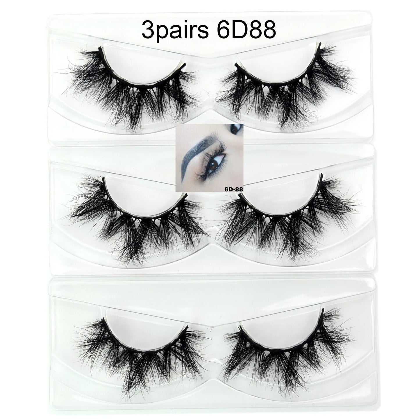 Visofree Eyelashes 3D Mink Lashes High Volume Handmade Mink False Eyelashes Thick Full Strip Lashes Cruelty Free cilios posticos