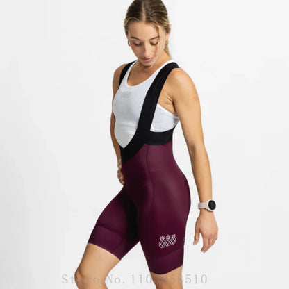 Tres pinas Women Cycling Bib Shorts Pad Mountain Bike Shorts high quality End Outdoor Breathable Bike Tight Knicker Quick Dry.