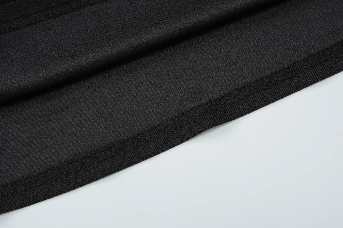 Dulzura ärmelloses, trägerloses, plissiertes Maxikleid mit Knopf, sexy, elegantes langes Kleid für Damen, Party, Club, Büro, Frühling und Sommer.