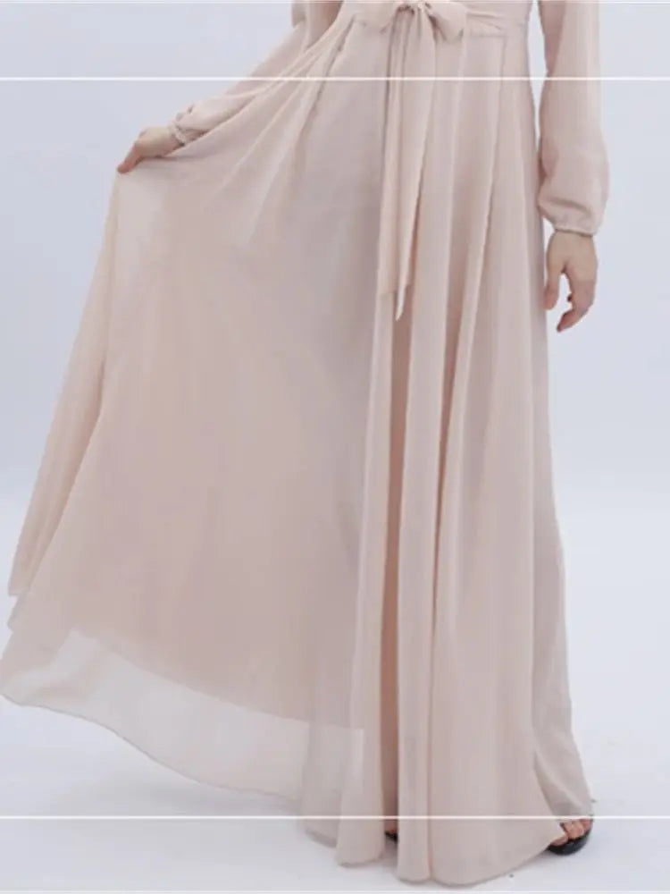 Ramadan Chiffon Abaya Damen Dubai Islamic Prayer Clothes Women Muslim Modest Dress Kebaya Kaftan Robe Vestidos Musulmanes Femme.
