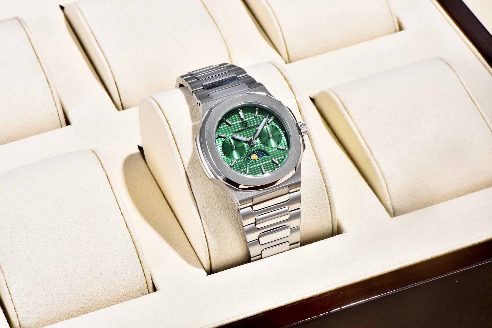 PAGANI DESIGN  Women's Watches Luxury Quartz Watch For Women Multifunctional Chronograph Moon Phase Automatic Date Ladies Watch.