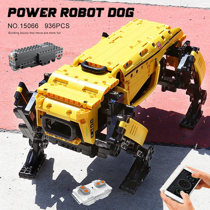 MOULD KING 15066 15067 Technical Toys The APP&RC Motorized Boston Dynamics Big Dog Set Assembly AlphaDog Building Blocks Bricks.