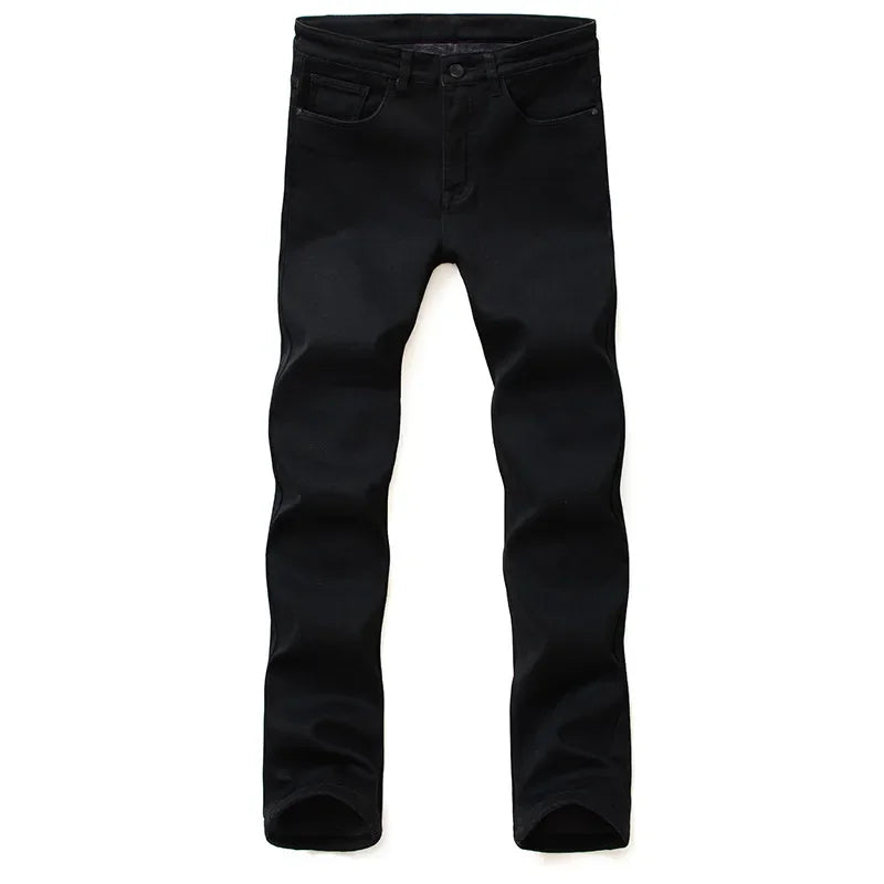 Men Classic Advanced Fashion Brand Jeans Jean Homme Man Soft Stretch Black Biker Masculino Denim Trousers Mens Pants Overalls.