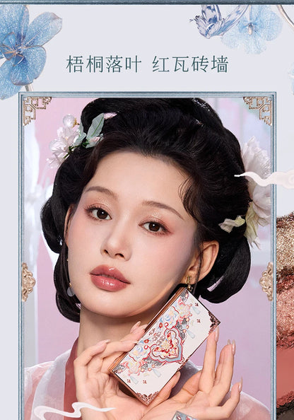 Flower Knows Butterfly Cloud Collar Collection Embossed Six-color Eyeshadow Palette Matte Shimmer Glitter Eye Makeup Cosmetics.