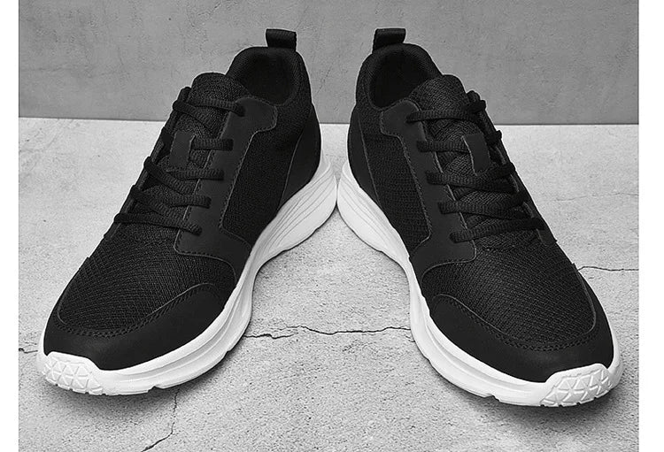 Men Elevator Shoes Height Increase Sneakers Shoes for Men 10cm Sports Casual Shoes Invisible Inner Heightening Shoes for Men 8cm