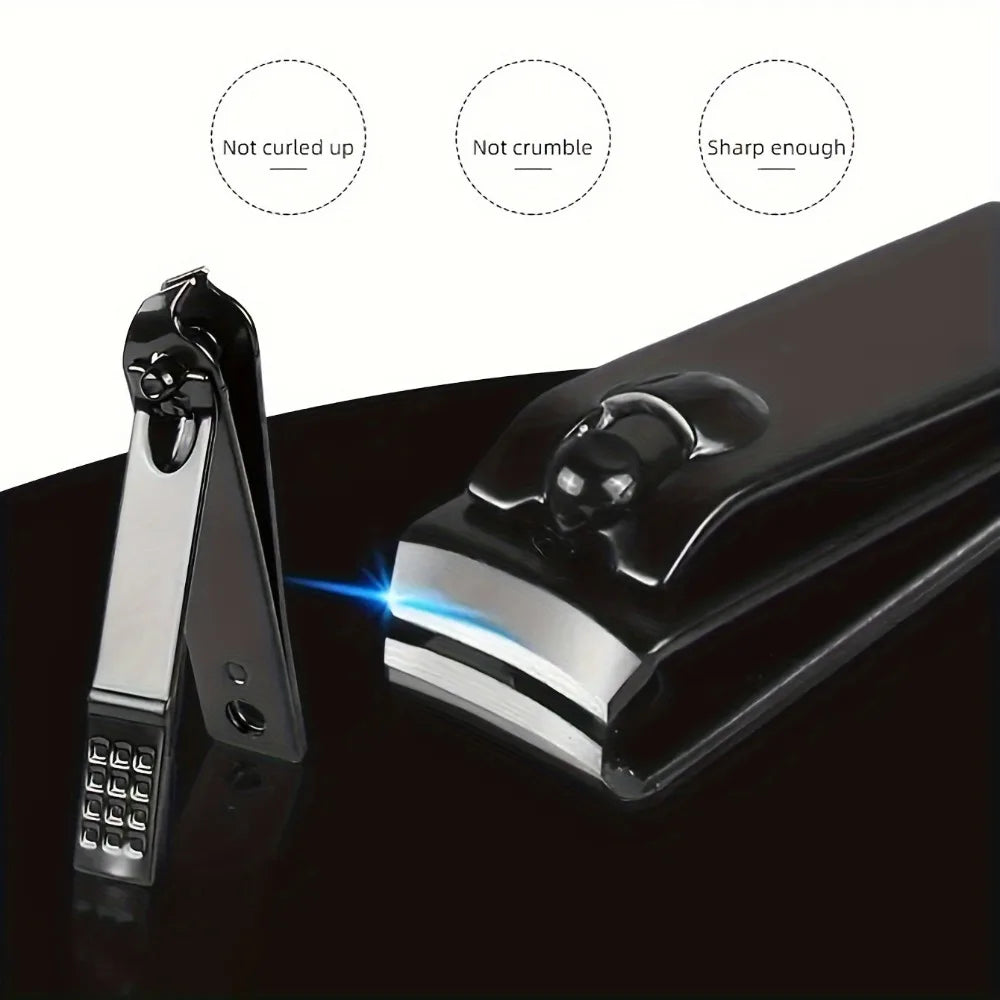 7Pcs Unisex Stainless Steel Manicure Set with Nail File Portable Travel Grooming Kit Nail Scissors Grooming Tools Kit Clippers.