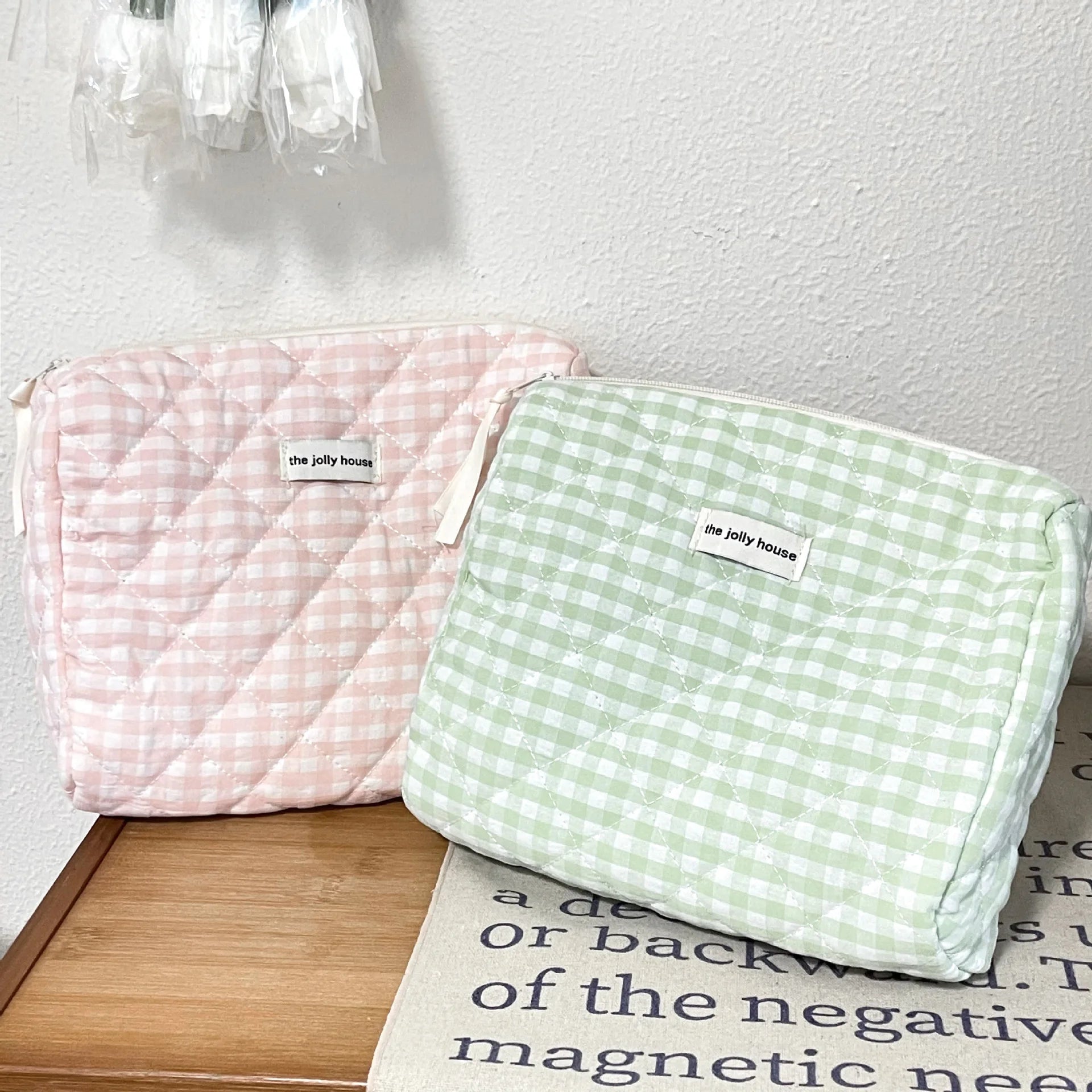 Large Capacity Women's Cosmetic Bags Cases Casual Ladies Small Storage Bag with Zipper Female Travel Clutch Bag Small Handbags.