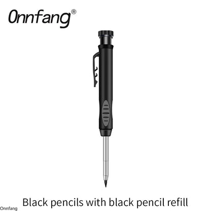 Heiße 2,8mm Markierung Druck bleistift solide Zimmermann Schreiber Schreiner mit Anspitzer für die Holz bearbeitung Zeichnung Briefpapier