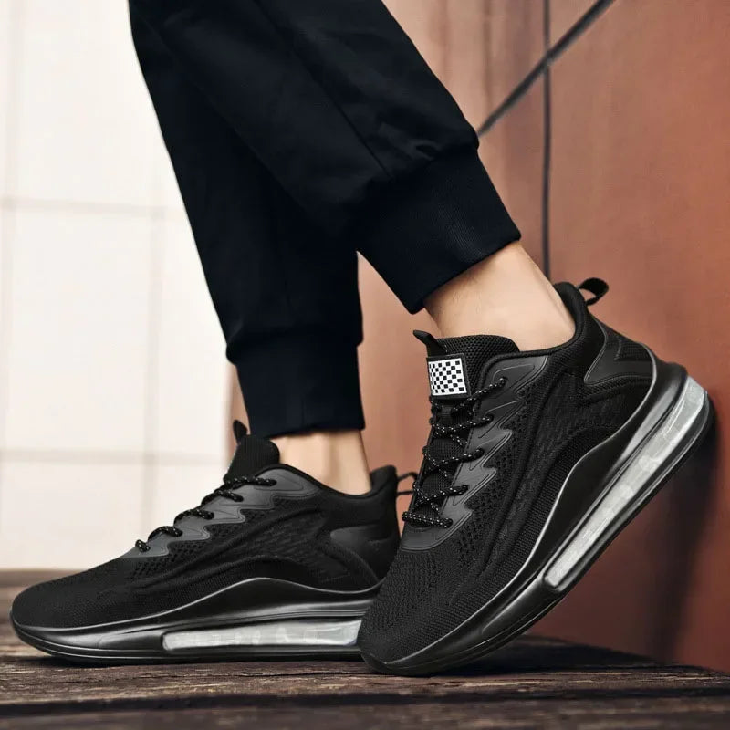 Men's Casual Air Cushion Running Shoes Spring and Autumn New Lightweight Mesh Casual Shoes Anti-Slip Shock Absorbing Sports Shoe.