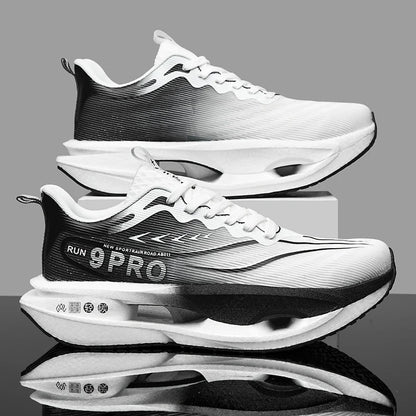 Cushioning Running Shoes 9PRO for Men Carbon Board Sneakers Outdoor Training Sports Lightweight Breathable Shoes Women's 2025