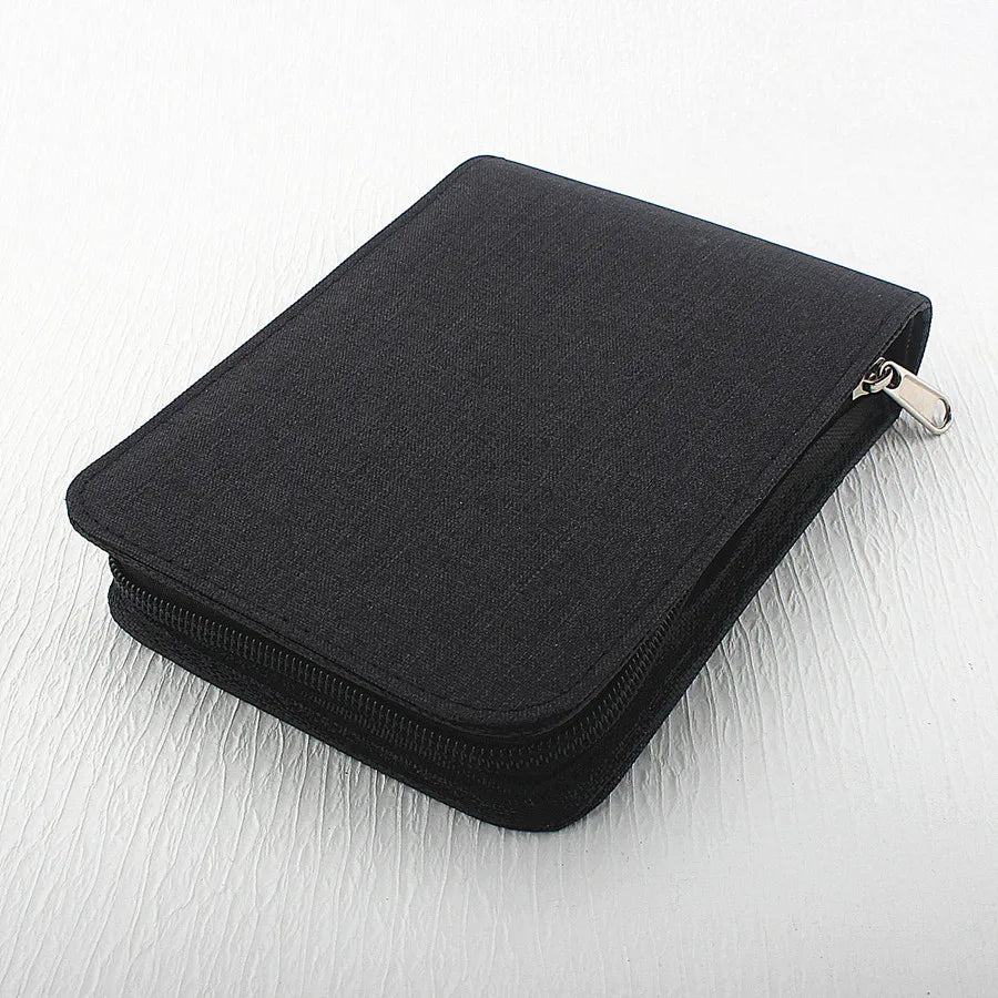 48 /24/10 Slots Fountain Pen Case, Canvas Pen Holder Display Pouch Bag Storage Large Capacity Waterproof.