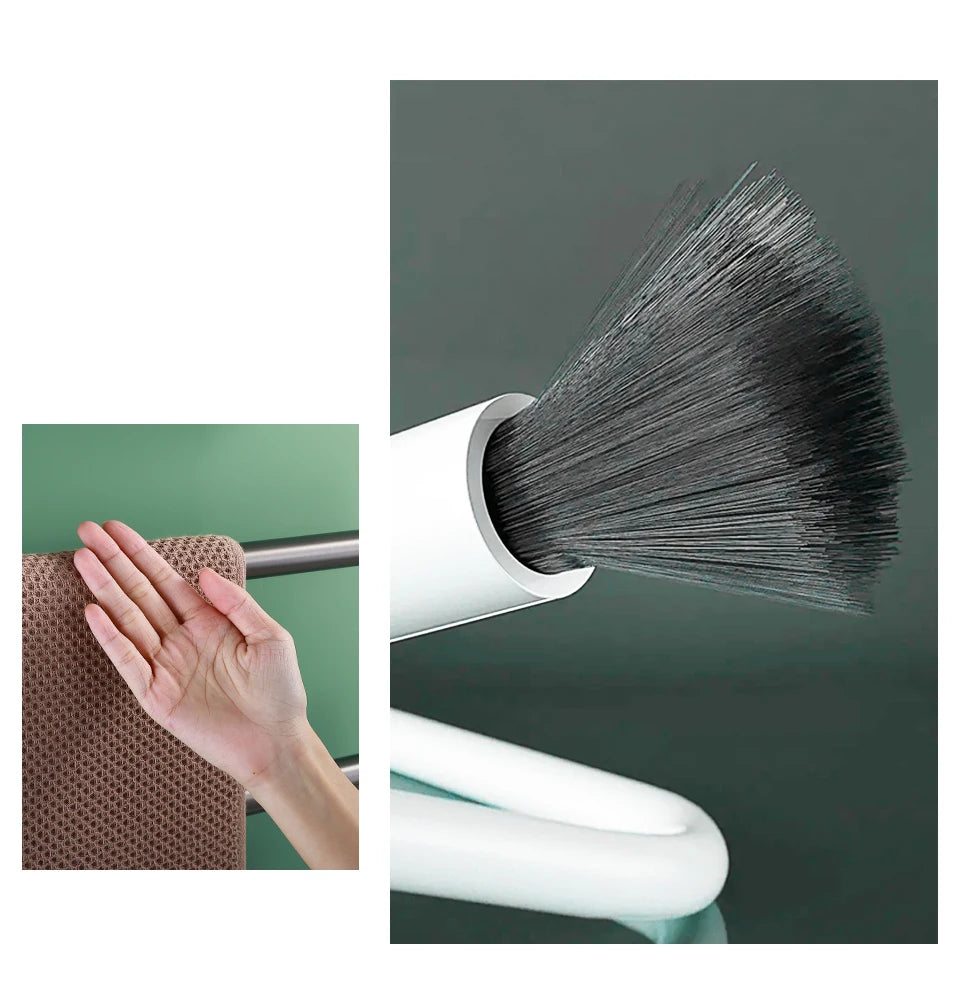 Bathroom Electric Heated Towel Rail Warmer Digital Display Temperature Time Control Smart Home Concealed Bar 304 Stainless Steel.