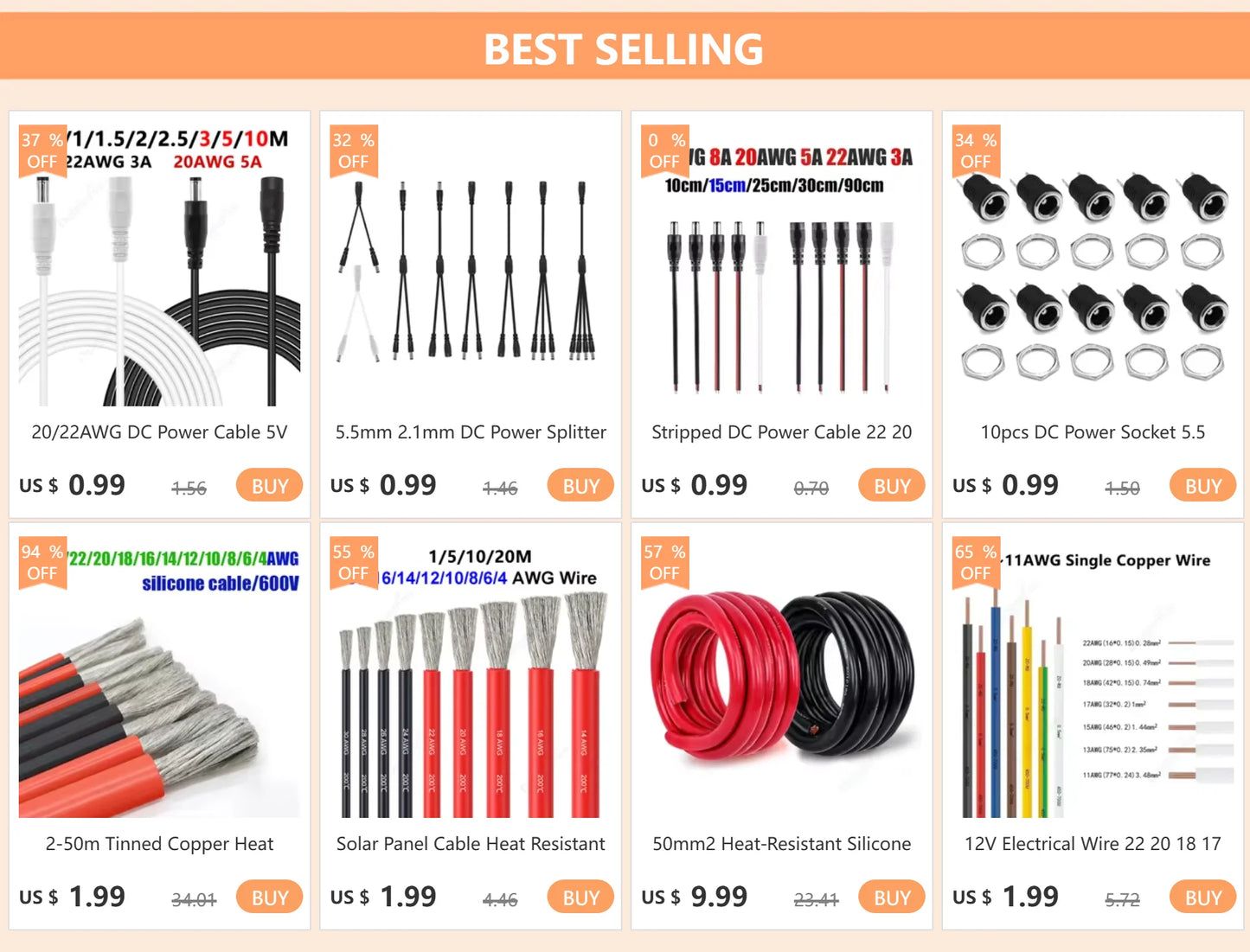 Sheathed Cable 2 3 4 5 6 7 8 Core Electrical Wire 28 26 24 22 20 18 AWG Electronic Audio Wires For Automotive Speakers LED Light.