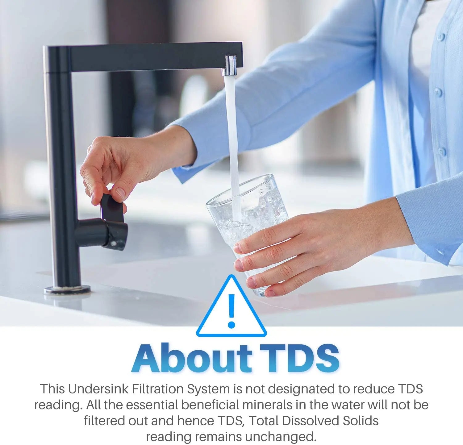 ALTHY Under Sink Drinking Water Filter Purifier -NSF/ANSI Certified Direct Connect Under Counter Drink Water Filtration System.