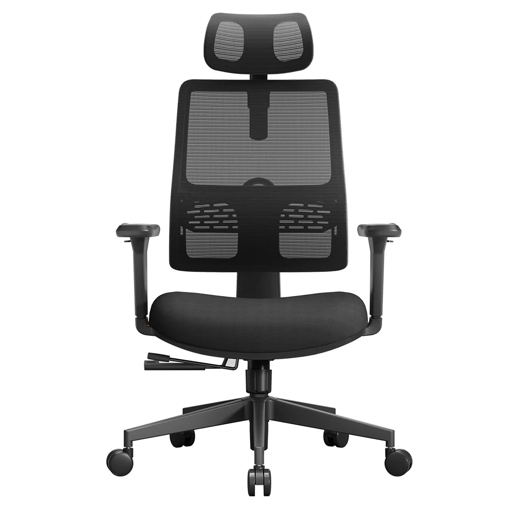 NEWTRAL MAGICH003 Ergonomischer Bürostuhl, automatisch ausgestellte Rückenlehne, verstellbare Sitztiefe der Kopfstütze, 3D-Armlehnenliege