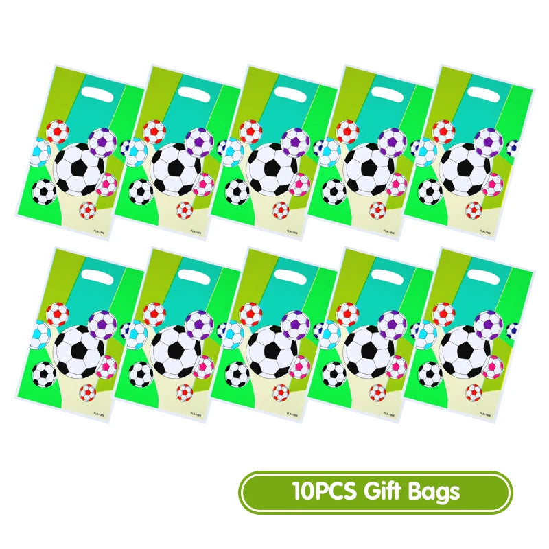 Fußball Geburtstag Dekoration Party Supplies Geschirr Luftballons Set Süßigkeiten Geschenkboxen Fußball Geburtstagsgeschenke Kinder Geburtstagsgeschenke.