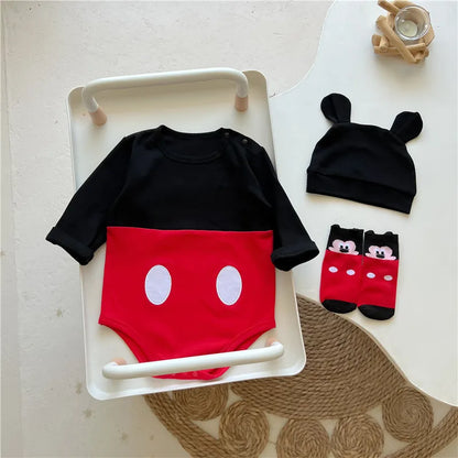 Winnie The Pooh Bär Baby Body Neugeborenen Langarm Strampler Kleinkind Jungen Mädchen Overall Kleidung K3529