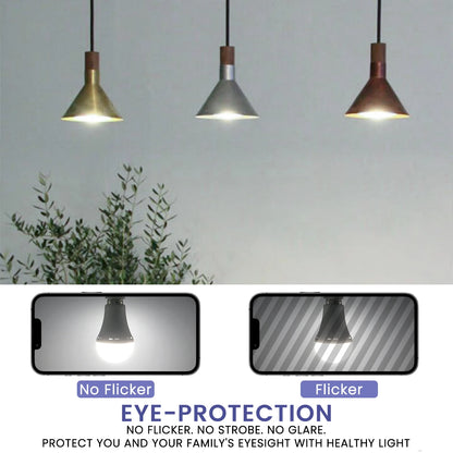 LED-Notfalllampe, wiederaufladbare Glühbirne, 7 W, E27, 110 V, 220 V, tragbar, zum Aufhängen, 3-Wege-Campinglampe, Zelt, Zuhause, Stromausfall, Veranda.