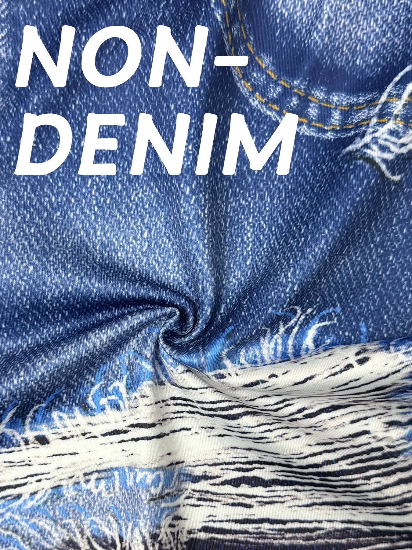 Plus-size women's shorts imitation jeans printed holes design casual fashion comfortable summer tight hot pants.