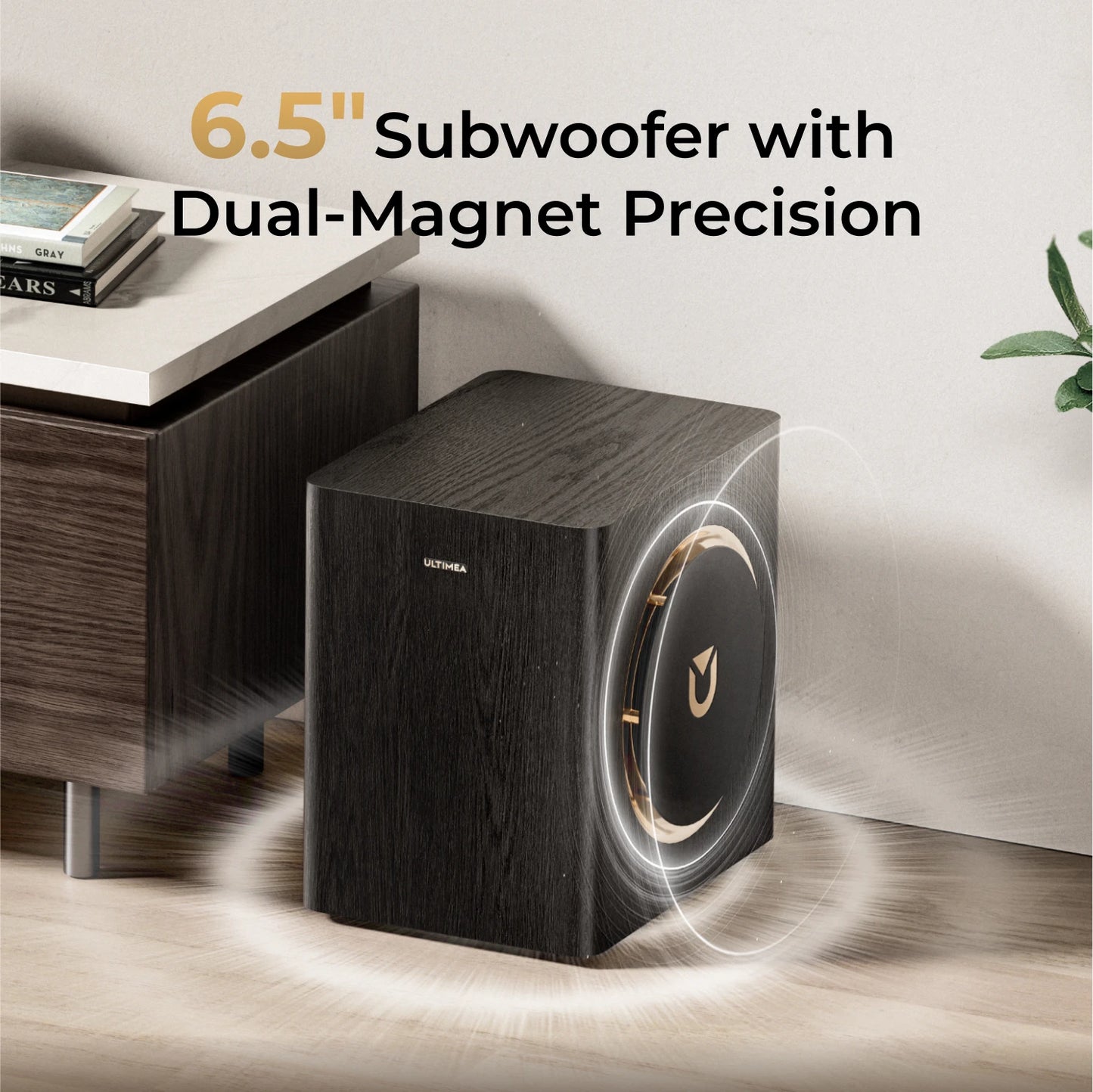 ULTIMEA Skywave X40 5.1.2ch Wireless Surround Sound System for TV with Dolby Atmos, Home Cinema Soundbar with Wireless Subwoofer.