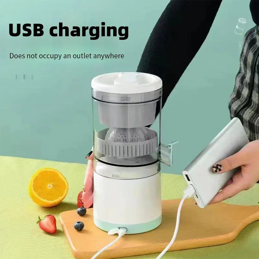 Portable Electric Juicer USB Charging Orange Lemon Fruit Blender Mini Household Juice Squeezer Mixer Citrus Juicer for Travel.