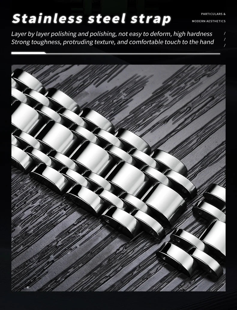 OLEVS Men's Watches Classic Multifunctional Fltwheel Chronograph Original Quartz Wristwatch Moon Phase 24 Hour Waterproof reloj.